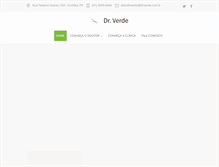 Tablet Screenshot of drverde.com.br
